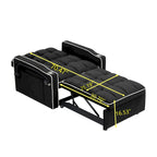 Divano letto pieghevole, divano letto moderno in velluto estraibile, schienale regolabile con porta USB, posacenere e supporto girevole per telefono