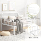 Divano Letto in Metallo Estensibile da Letto da Giorno a Singolo Resistente