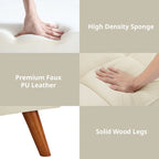Divano letto futon da 191,5 cm (75,39 pollici), divano letto imbottito convertibile con schienale trapuntato sdoppiato reclinabile