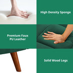 Divano letto futon da 191,5 cm (75,39 pollici), divano letto imbottito convertibile con schienale trapuntato sdoppiato reclinabile