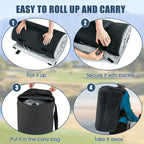 72 Materasso da viaggio arrotolabile leggero in memory foam portatile