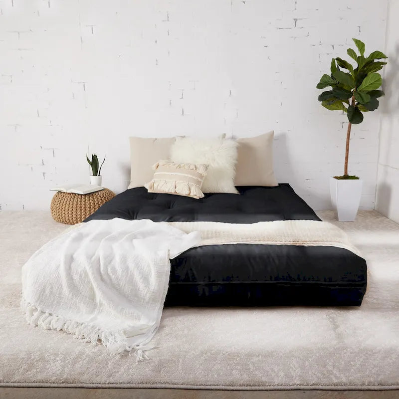 Materasso futon tufted Hansen Queen-size da 5 pollici