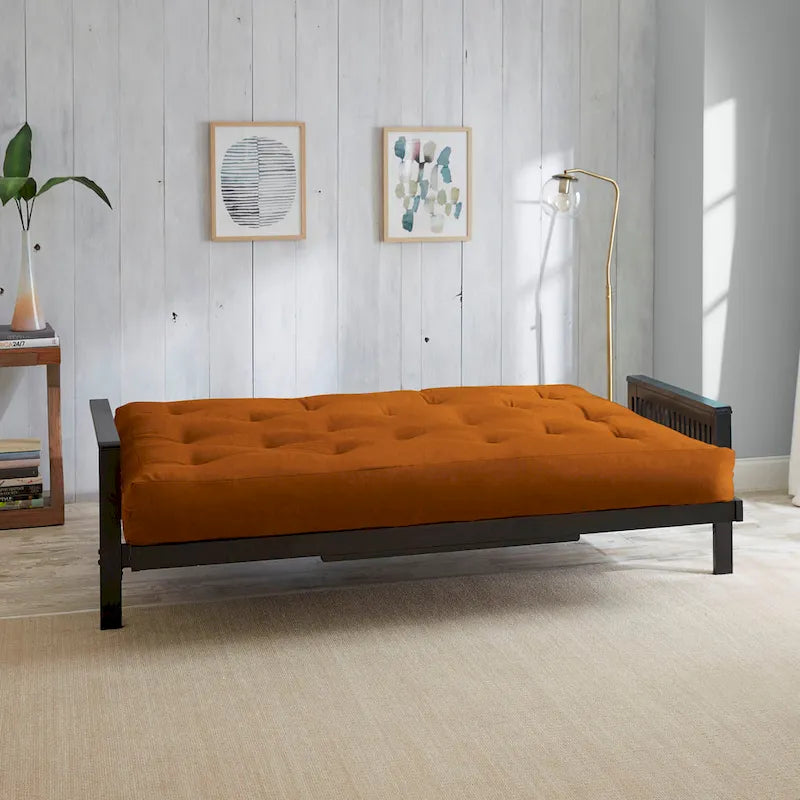 Materasso futon tufted Hansen Queen-size da 5 pollici