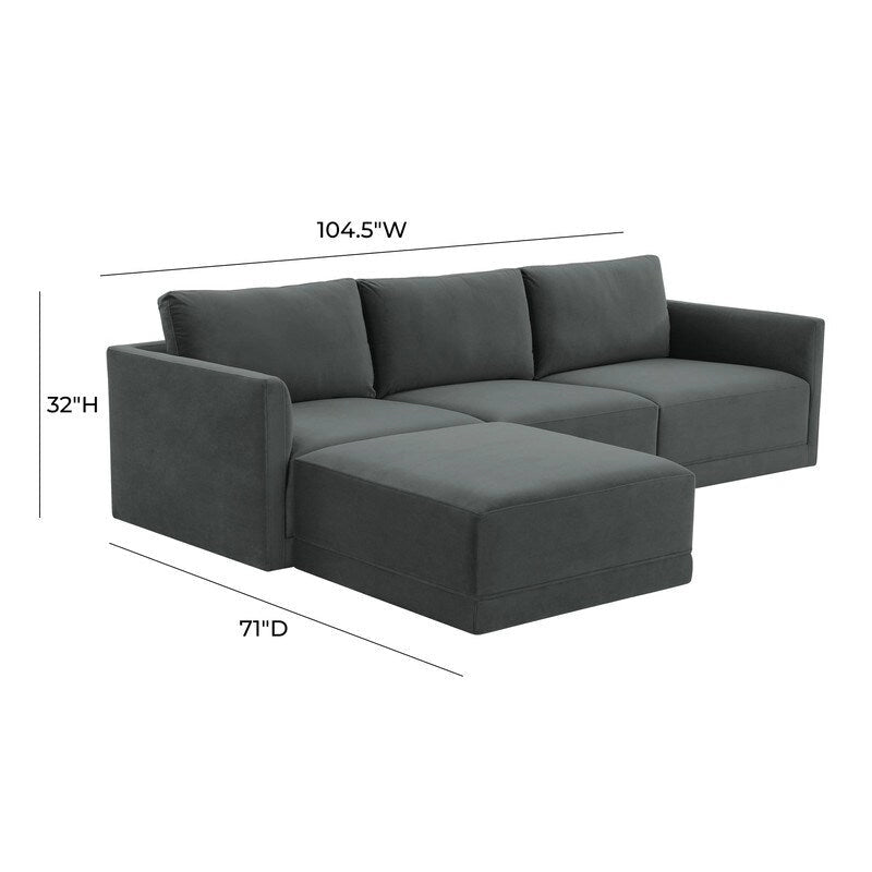 Divano componibile a 4 moduli Willow