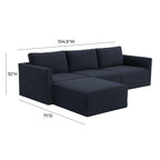 Divano componibile a 4 moduli Willow