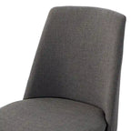 Set di 2 sedie da pranzo moderne e contemporanee con gambe in metallo