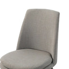Set di 2 sedie da pranzo moderne e contemporanee con gambe in metallo