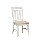 Summerville Soft White Wash Wire Brushed Gray Set da tavolo rettangolare da 5 pezzi