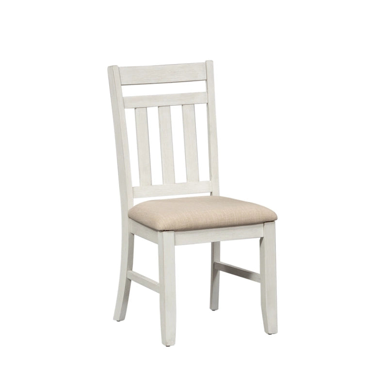 Summerville Soft White Wash Wire Brushed Gray Set da tavolo rettangolare da 5 pezzi
