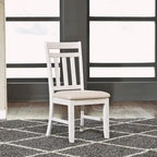 Summerville Soft White Wash Wire Brushed Gray Set da tavolo rettangolare da 5 pezzi