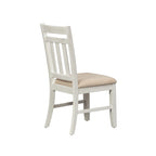 Summerville Soft White Wash Wire Brushed Gray Set da tavolo rettangolare da 5 pezzi