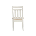 Summerville Soft White Wash Wire Brushed Gray Set da tavolo rettangolare da 5 pezzi