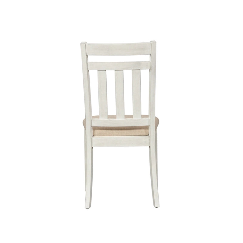 Summerville Soft White Wash Wire Brushed Gray Set da tavolo rettangolare da 5 pezzi