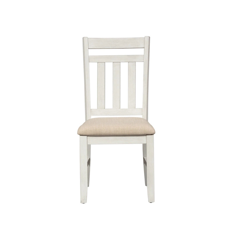 Summerville Soft White Wash Wire Brushed Gray Set da tavolo rettangolare da 5 pezzi