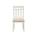 Summerville Soft White Wash Wire Brushed Gray Set da tavolo rettangolare da 5 pezzi