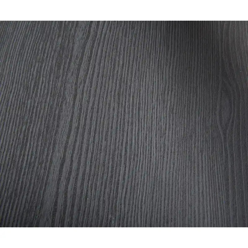Tavolino Esagonale con Piano Finitura Legno Scuro e Base in Metallo
