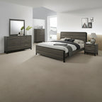 Carbon Loft Lippmann Antique Grey Finish Wood Queen-size Bedroom Set