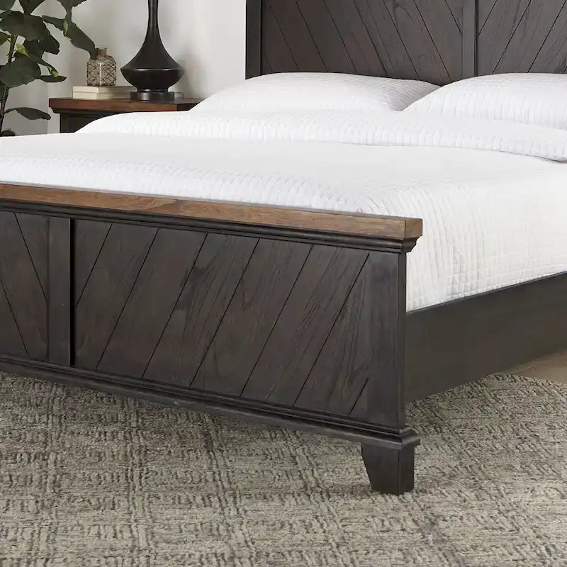 Letto a pannelli rustico Overlook