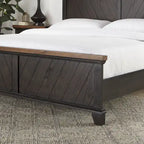 Letto a pannelli rustico Overlook