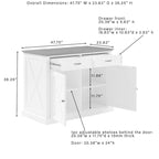 Isola cucina Clifton con sgabelli a sella imbottiti - 43p x 47.75l x 36.25h