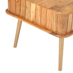Tavolino da Salotto 100x50x40 cm in Legno Massello di Acacia