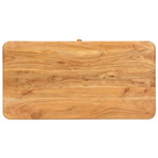 Tavolino da Salotto 100x50x40 cm in Legno Massello di Acacia