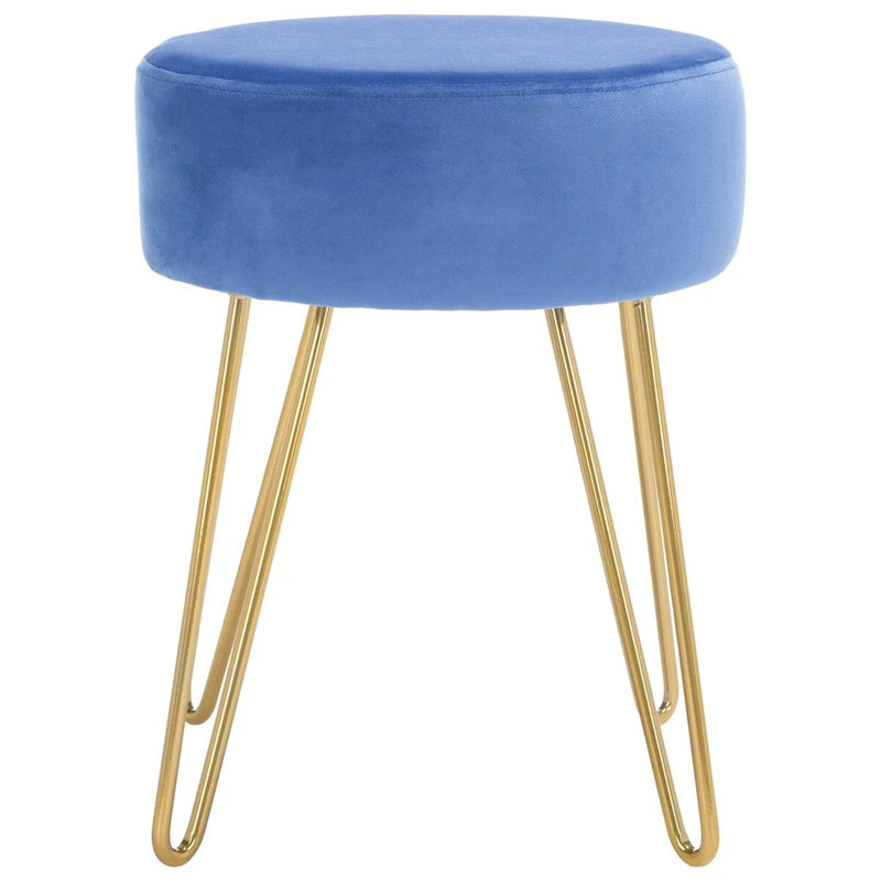Pouf Jailene con gambe a forcina