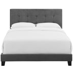 Letto matrimoniale Belimanastir in velluto imbottito