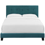 Letto matrimoniale Belimanastir in velluto imbottito