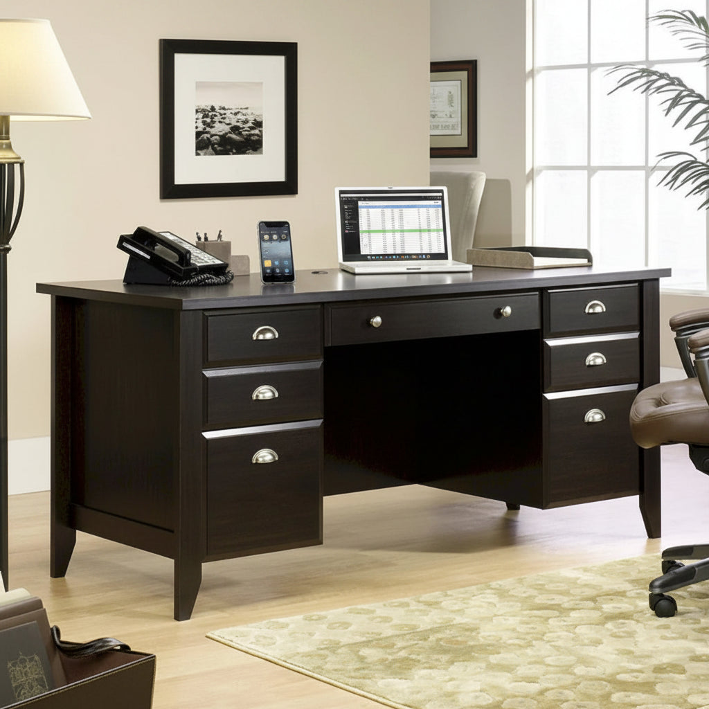 Sauder Shoal Creek Collection Executive Office Desk