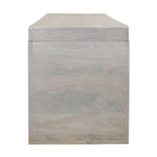 Panca in legno massello Karson White Sand