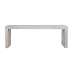 Panca in legno massello Karson White Sand