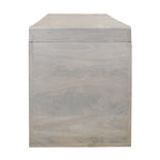 Panca in legno massello Karson White Sand