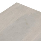 Panca in legno massello Karson White Sand